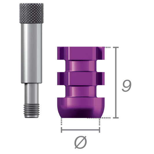 Transfer (tecnica open sky) per abutment Conocta + viti