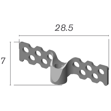 Chapes à aillettes + vis All in Bar