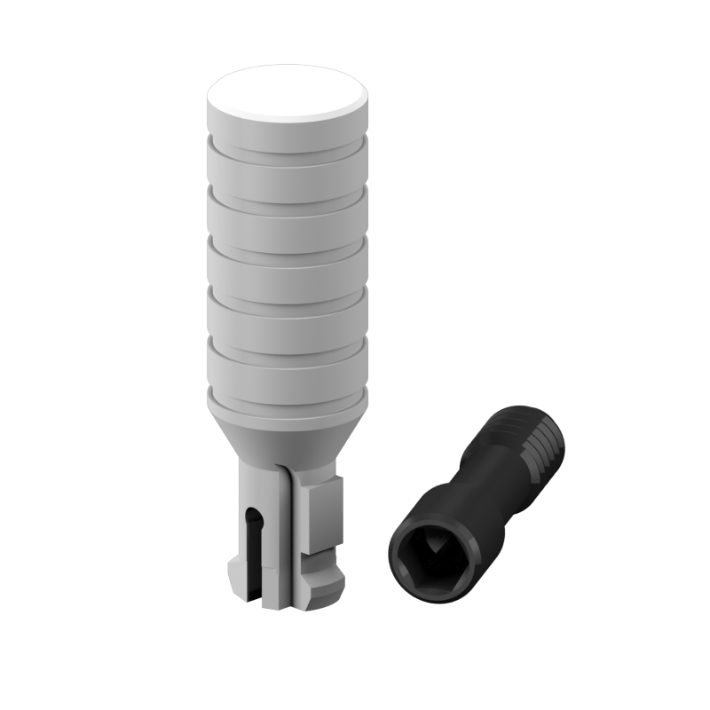 Pilar provisonal clipsable + tornillo - gama Bone Level Ø3