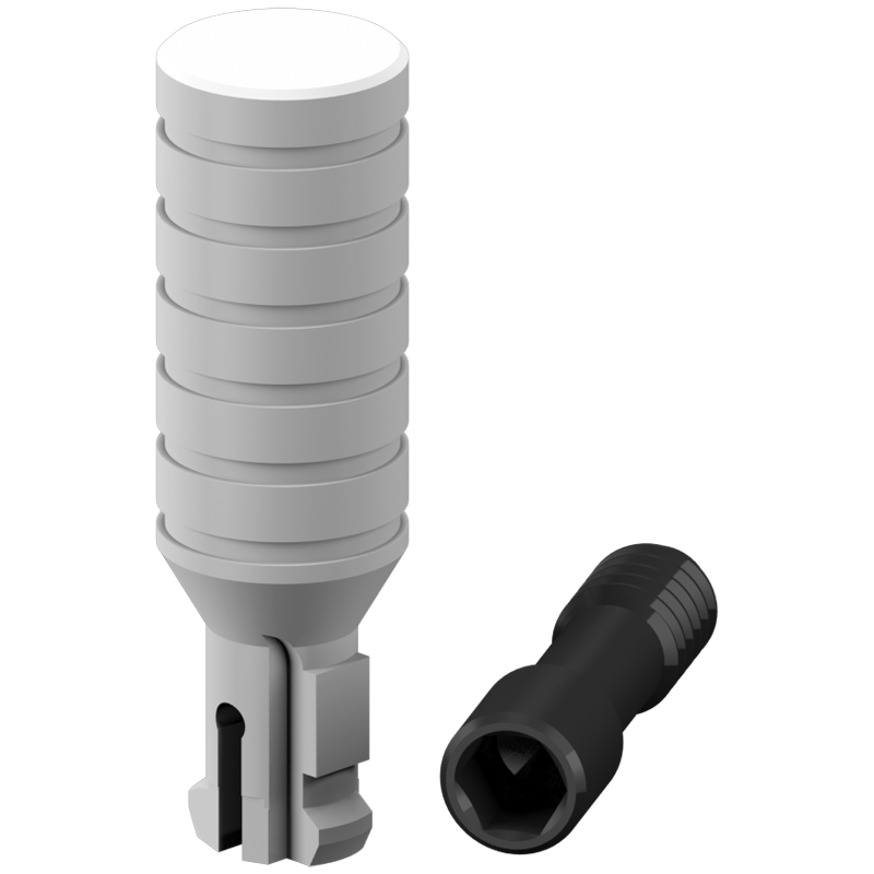 Pilar provisonal clipsable + tornillo