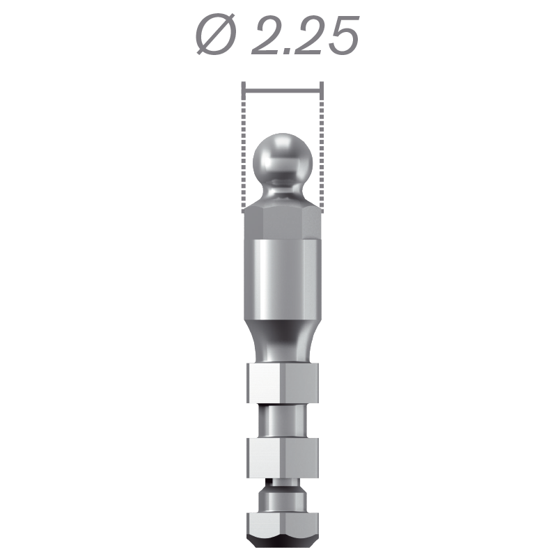 Analogo dell'abutment O'Ring o dell'impianto Obi Ø2.7