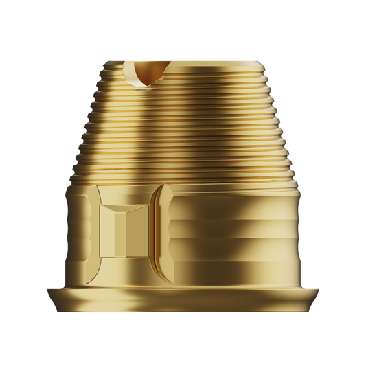 Interface titane anti-rotationnelle + vis - sur pilier Tétra