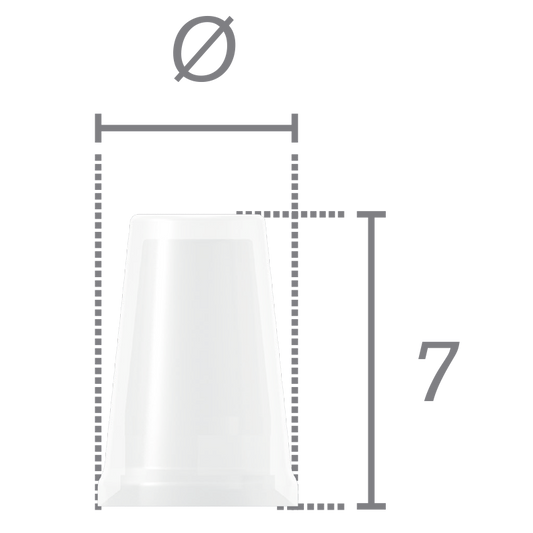 Rotational burnout sleeve for straight abutment + screw - Aesthetica + ² Ø 4.8 RP