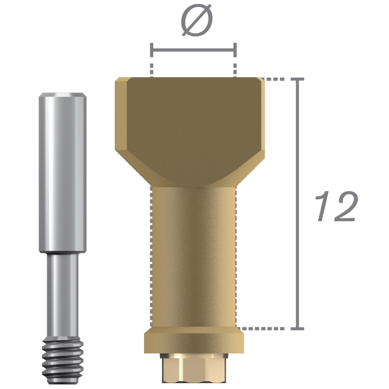 Scanbody direct implant + vis