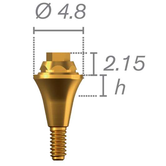 Pilier Tétra droit + vis