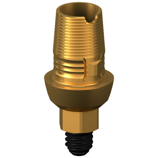 Interface titane + vis - connexion interne hexagonale (IH)